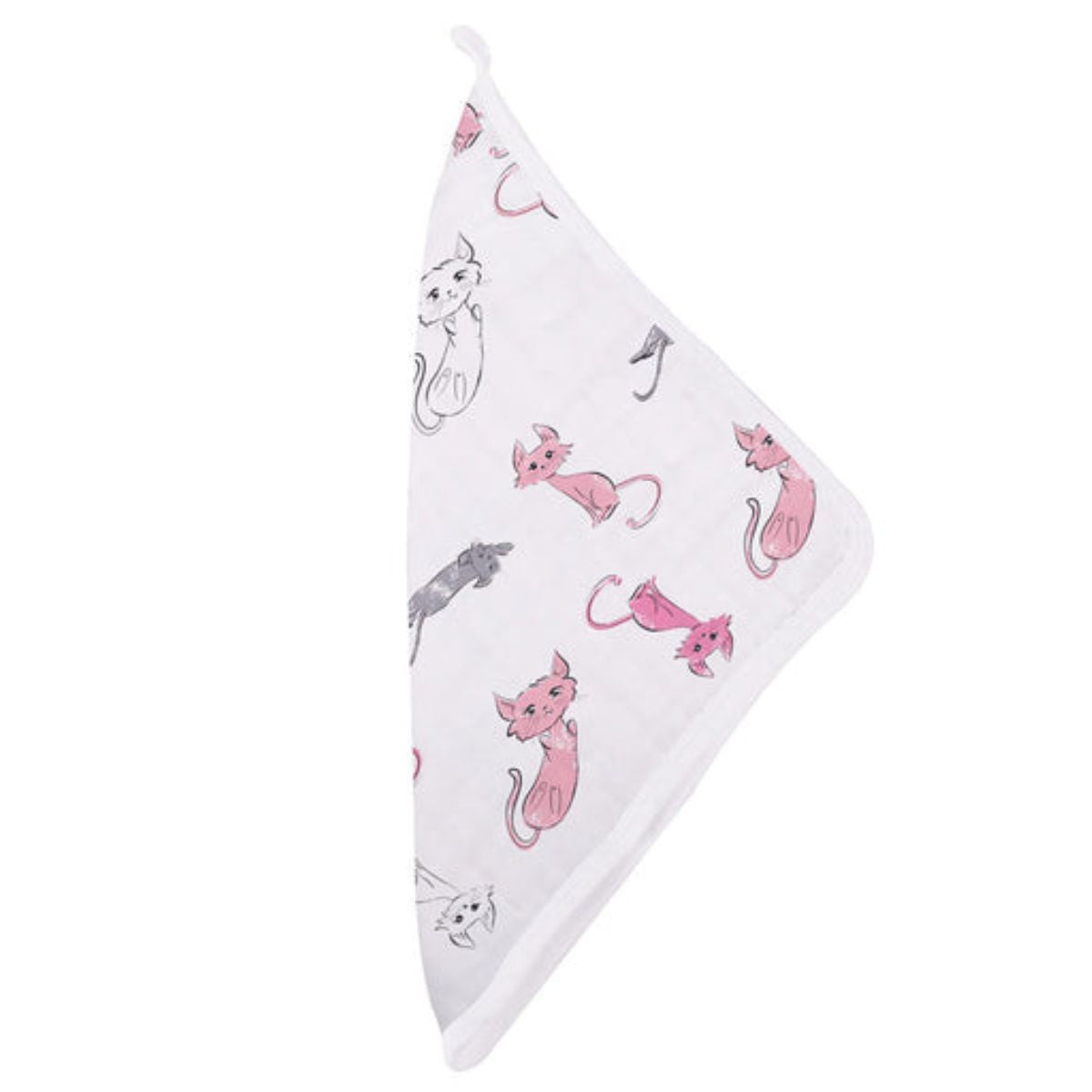 Dandelions 100% Natural Bamboo Muslin Cotton Washcloth, 3 Pack