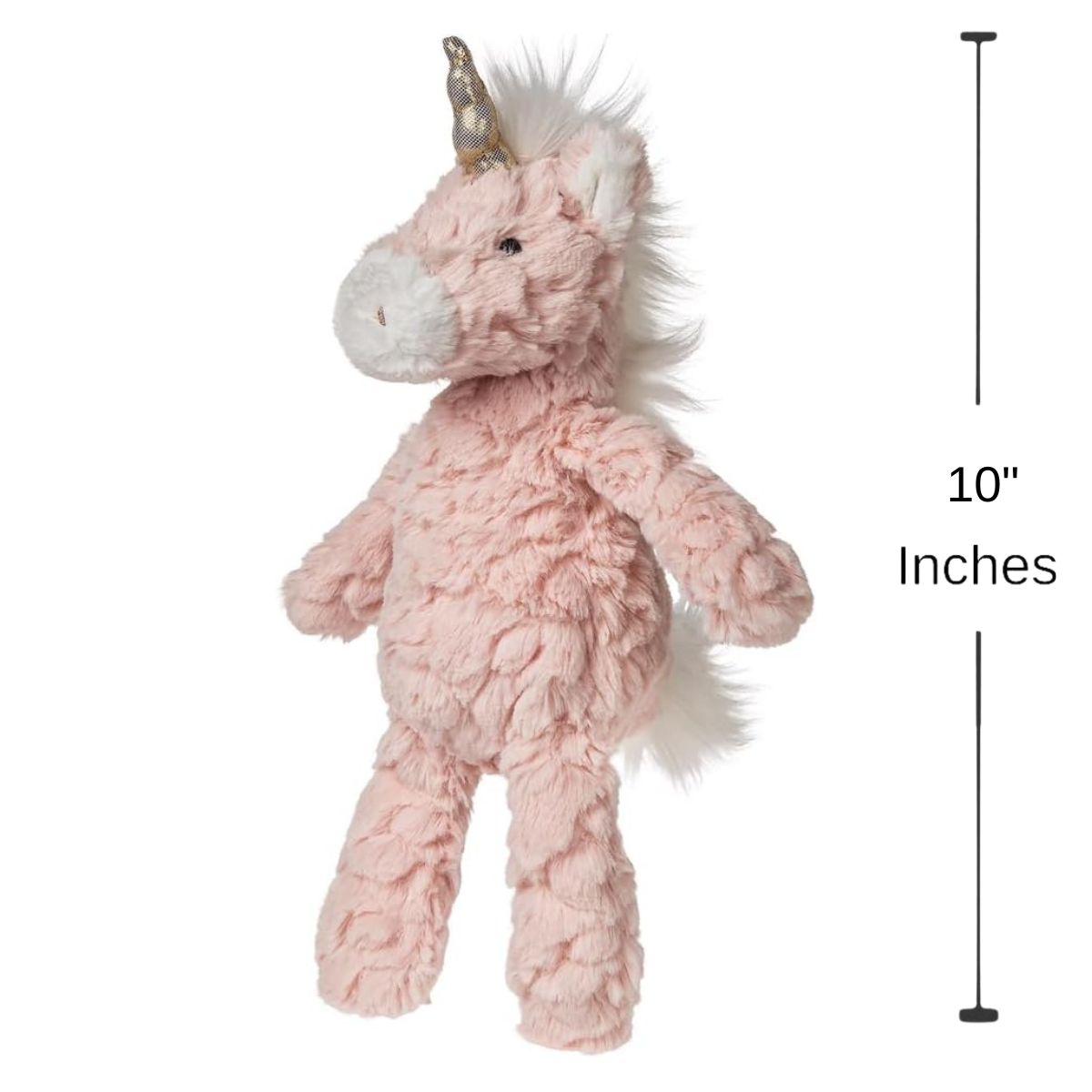 Mary Meyer Putty Collection 10" Inch Stuffed Animal Toy, Blush Unicorn