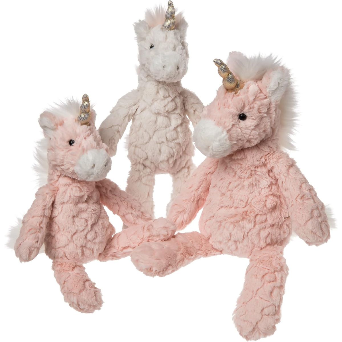 Mary Meyer Putty Collection 10" Inch Stuffed Animal Toy, Blush Unicorn