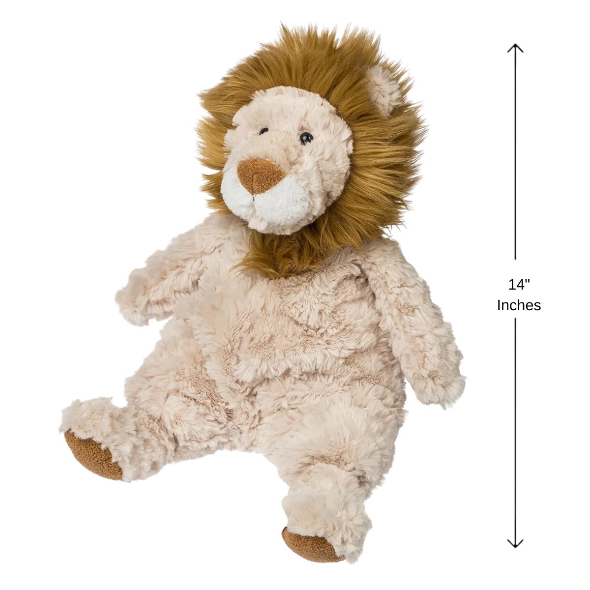Mary Meyer Snuggables Collection 14" Inch Stuffed Animal Toy, Lion