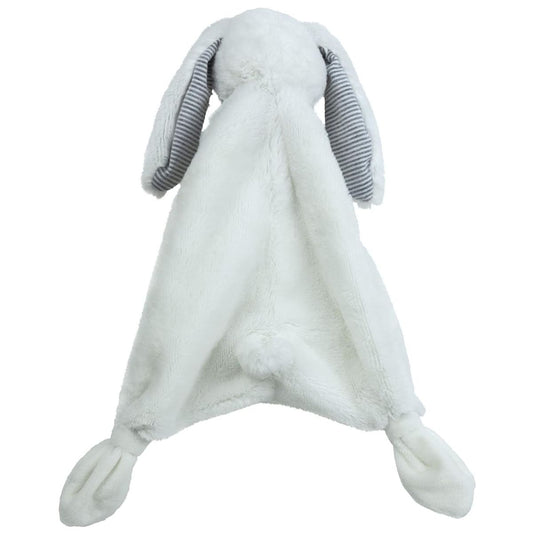 Mary Meyer Lovey Character 13" Inch Security Blanket Toy, Silky White Bunny