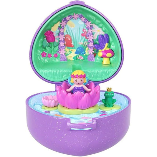 Polly Pocket Keepsake Collection Heritage Edition Fairy Meadow Ring and Case Playset
