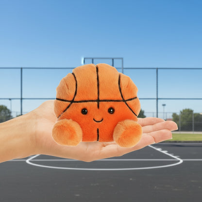 Aurora® Palm Pals™ Hoops Basketball™ 5 Inch Stuffed Animal Toy #1-220 Sports