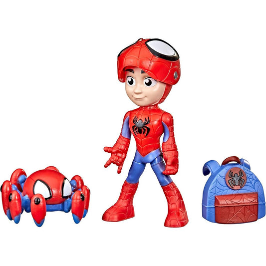 Marvel Spidey and his Amazing Friends Hero Reveal 2-Pack Trace-E & 4" Inch Spidey Action Figure