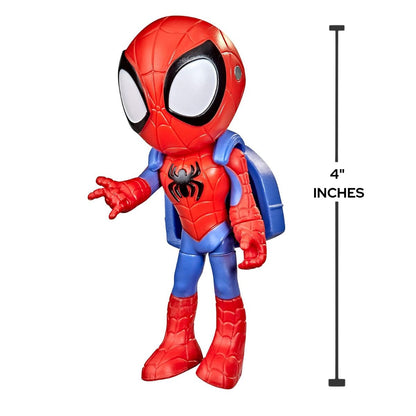 Marvel Spidey and his Amazing Friends Hero Reveal 2-Pack Trace-E & 4" Inch Spidey Action Figure