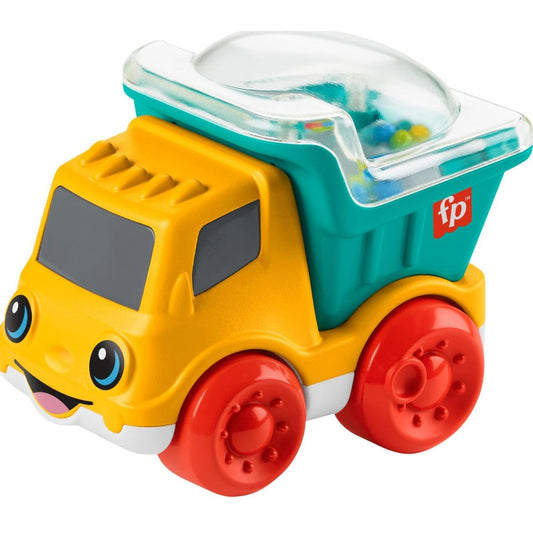 Fisher-Price Baby Toy Poppity Pop Dump Truck Ball Popper Push-Along Vehicle, Ages 6+