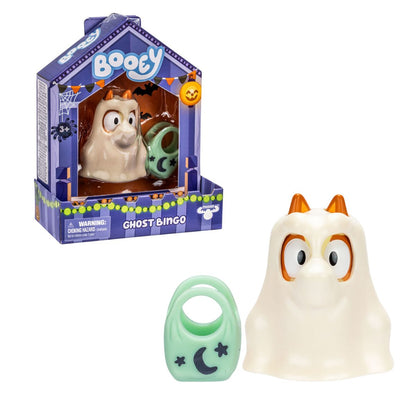 Bluey™ Halloween 2.5" Inch Toy Figure with Candy Bag, Ghost Bingo