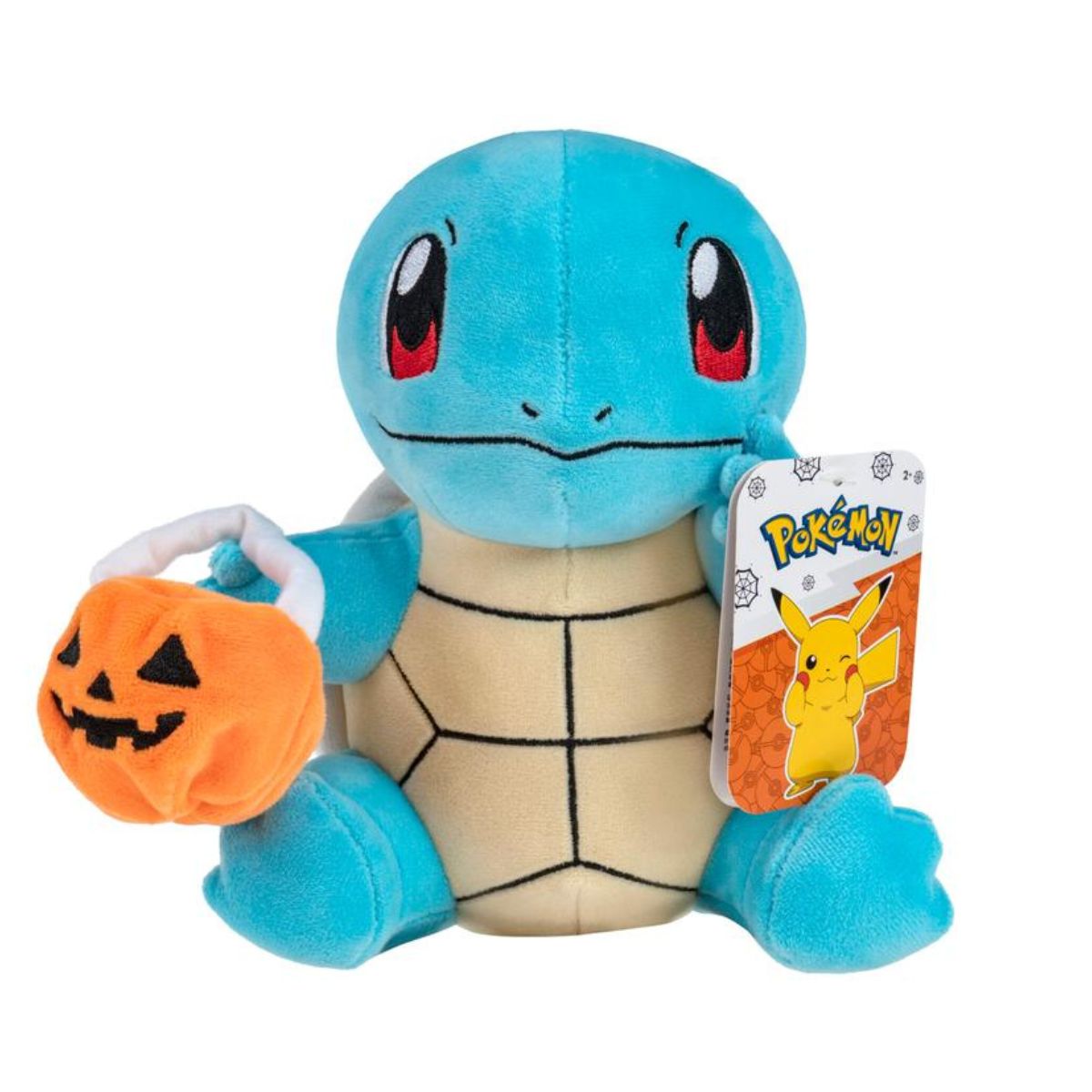 Pokemon™ Halloween 8 Inch Plush, Squirtle with Pumpkin