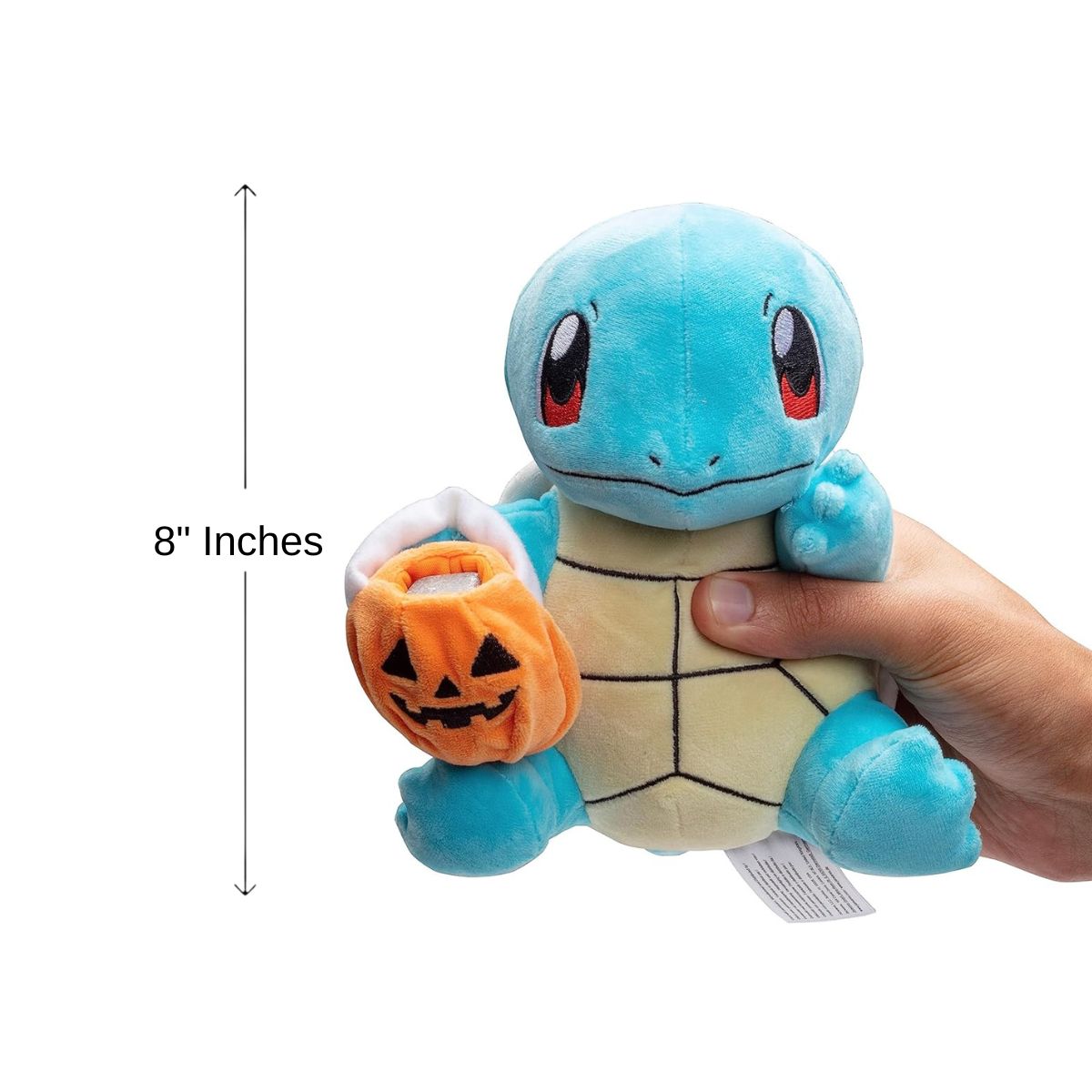 Pokemon™ Halloween 8 Inch Plush, Squirtle with Pumpkin