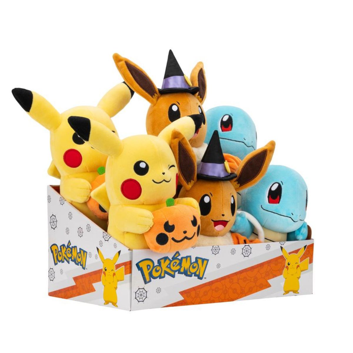 Pokemon™ Halloween 8 Inch Plush, Squirtle with Pumpkin