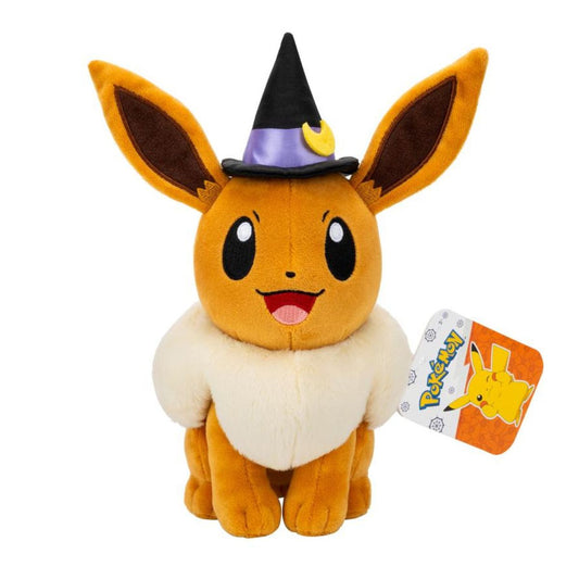 Pokemon™ Halloween 8 Inch Plush, Eevee with Witch Hat