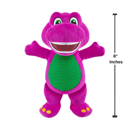 Fisher-Price Barney’s World  8" Inch Character Stuffed Animal Plush Toy, Barney