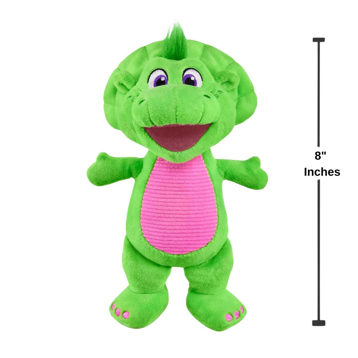 Fisher-Price Barney’s World 8" Inch Character Stuffed Animal Plush Toy, Baby Bop