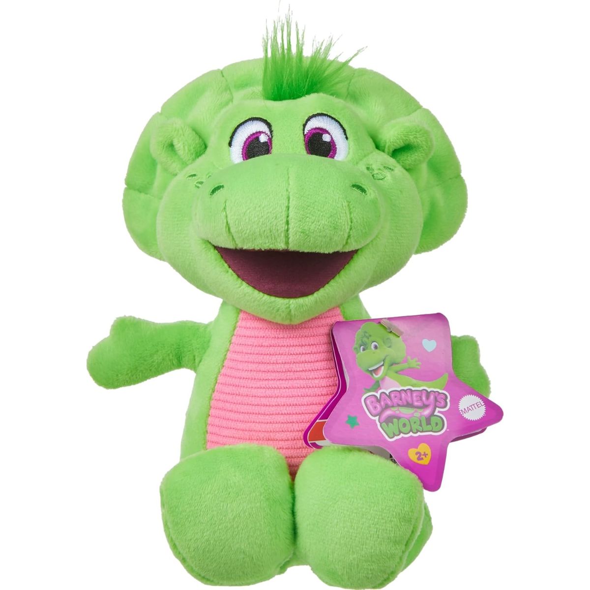 Fisher-Price Barney’s World 8" Inch Character Stuffed Animal Plush Toy, Baby Bop