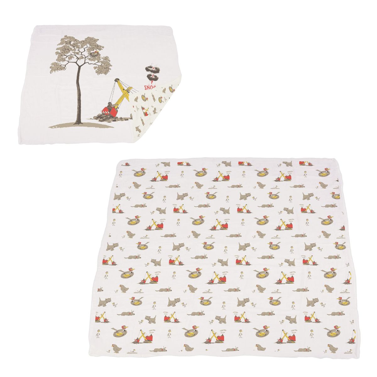 Are You My Mother? 100% Natural Bamboo Muslin Receiving Blanket