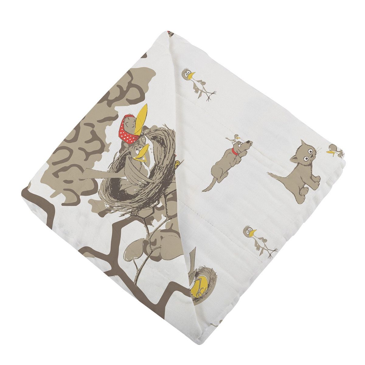 Are You My Mother? 100% Natural Bamboo Muslin Receiving Blanket