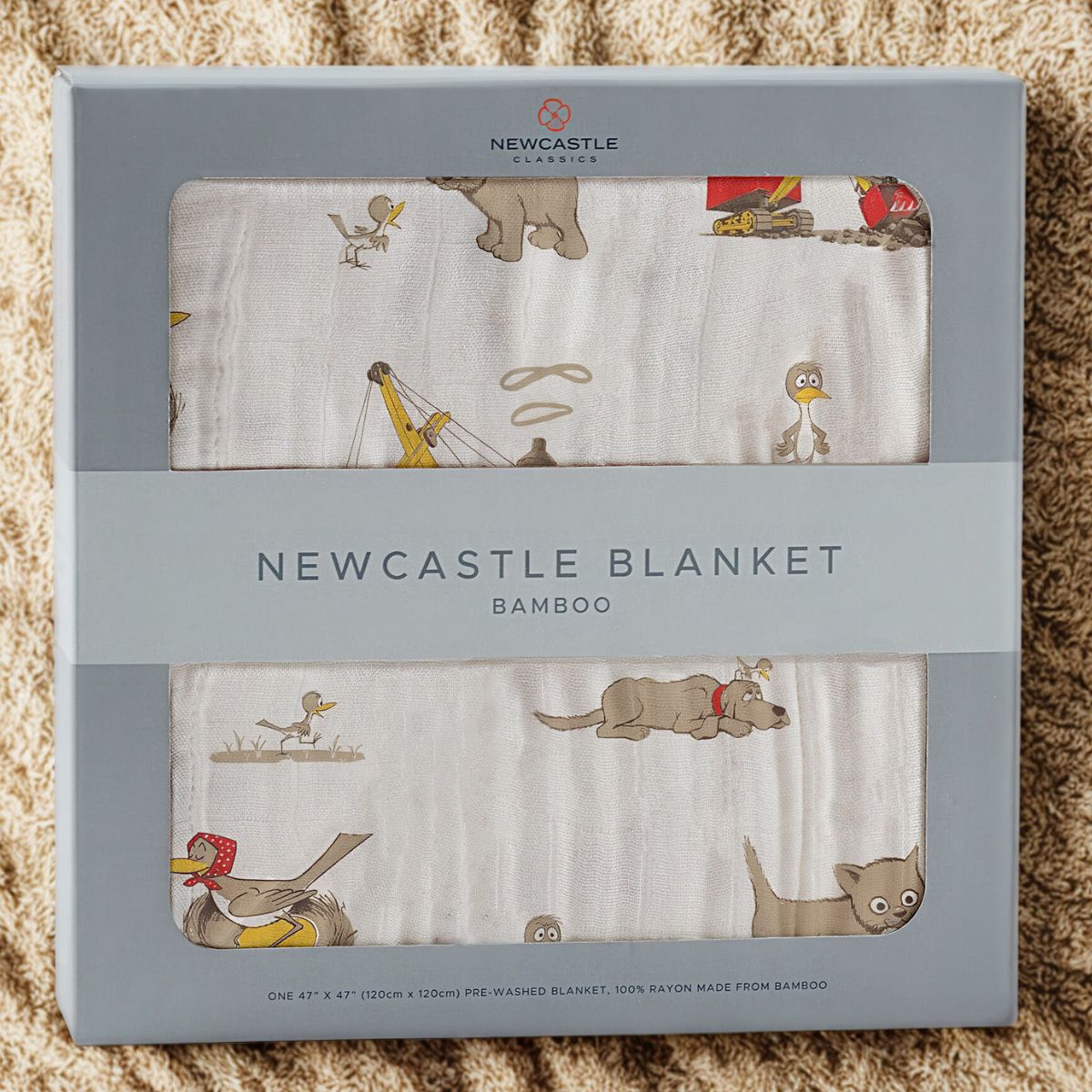 Are You My Mother? 100% Natural Bamboo Muslin Receiving Blanket