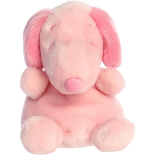 Aurora® Palm Pals™ Peanuts Pink Snoopy 5 Inch Stuffed Animal Toy