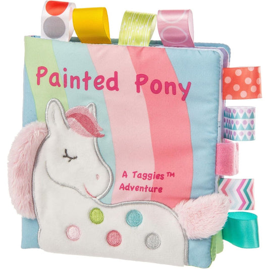 Mary Meyer Taggies 6" X 6" Inch Soft Book Activity Toy, Painted Pony