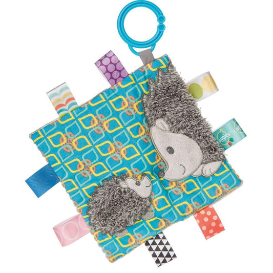 Mary Meyer Taggies 6" X 6" Inch Crinkle Me Activity Toy, Heather Hedgehog