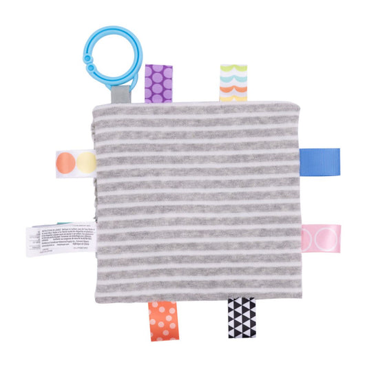 Mary Meyer Taggies 6" X 6" Inch Crinkle Me Activity Toy, Heather Hedgehog