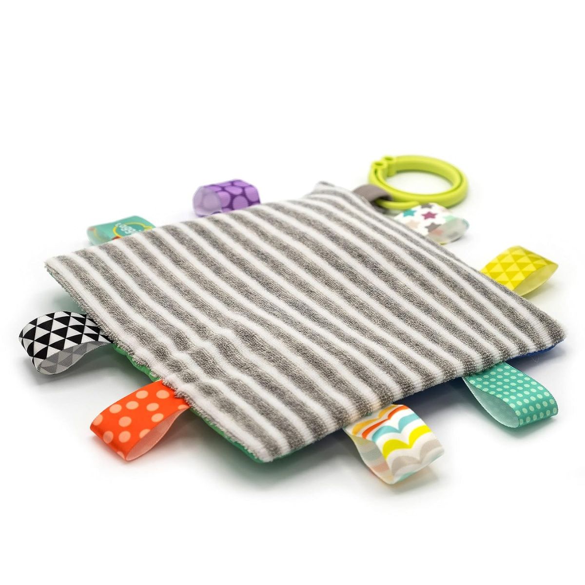 Mary Meyer Taggies 6" X 6" Inch Crinkle Me Activity Toy, Raccoon Lovey