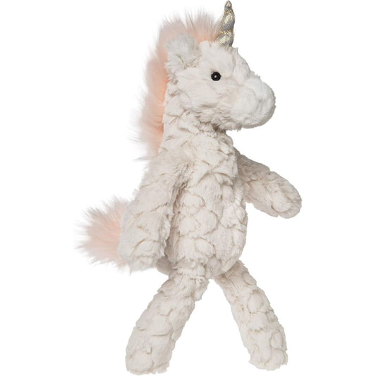 Mary Meyer Putty Collection 10" Inch Stuffed Animal Toy, Cream Unicorn