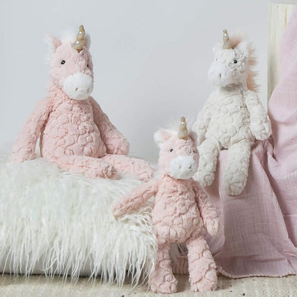 Mary Meyer Putty Collection 13" Inch Stuffed Animal Toy, Blush Unicorn