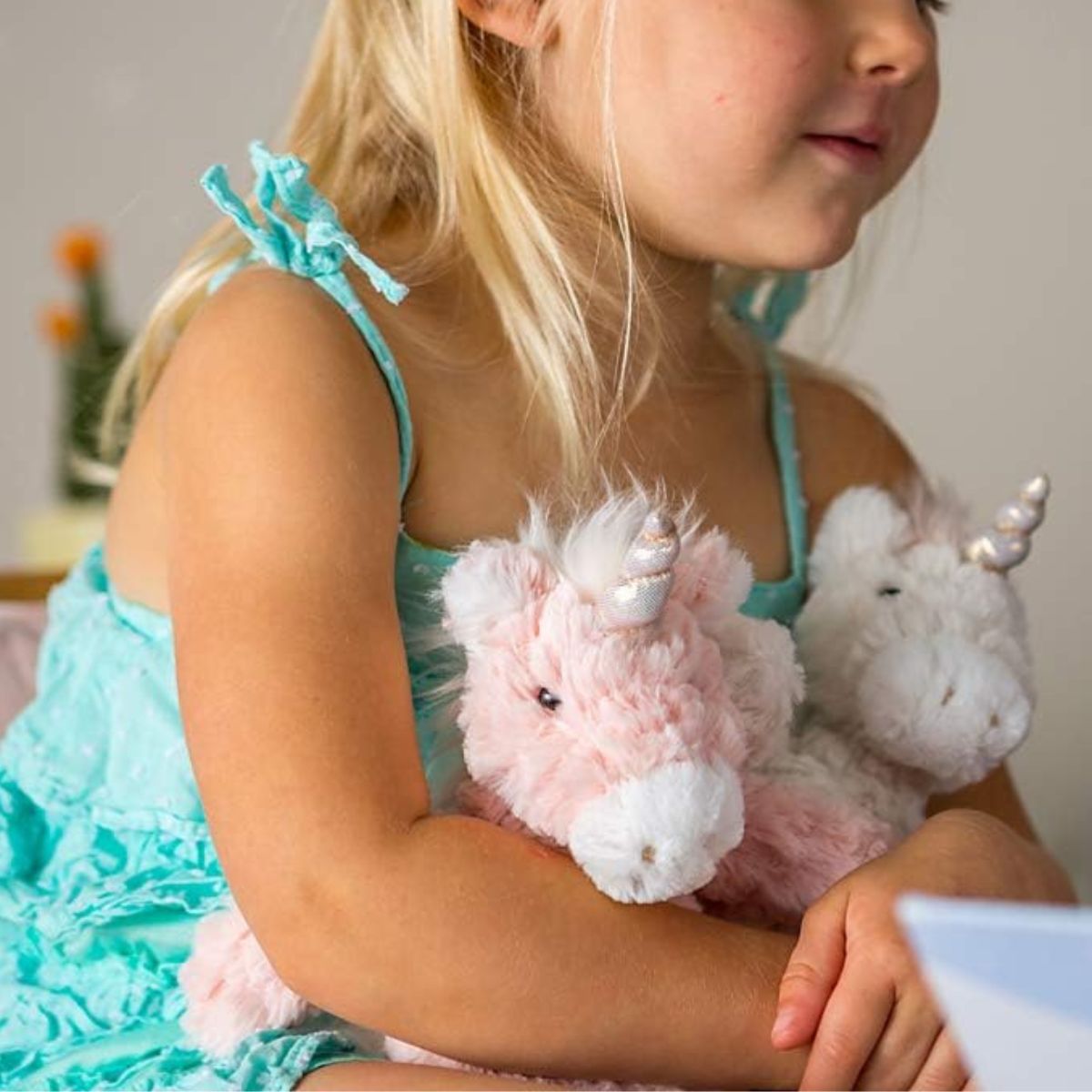 Mary Meyer Putty Collection 10" Inch Stuffed Animal Toy, Blush Unicorn