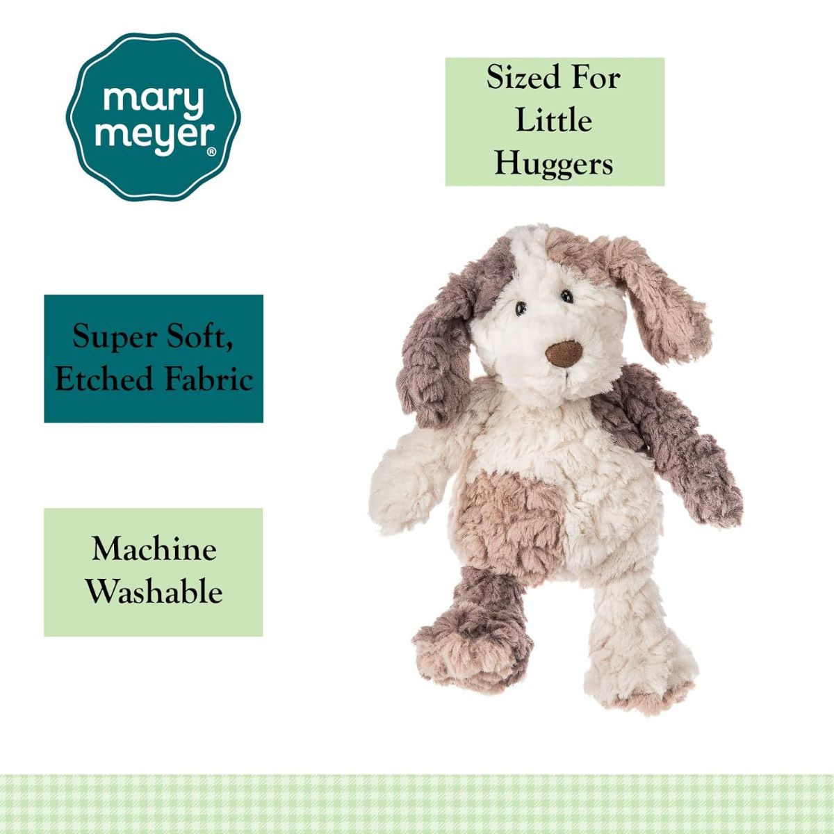 Mary Meyer Putty Collection 12" Inch Stuffed Animal Toy, Cooper Pup