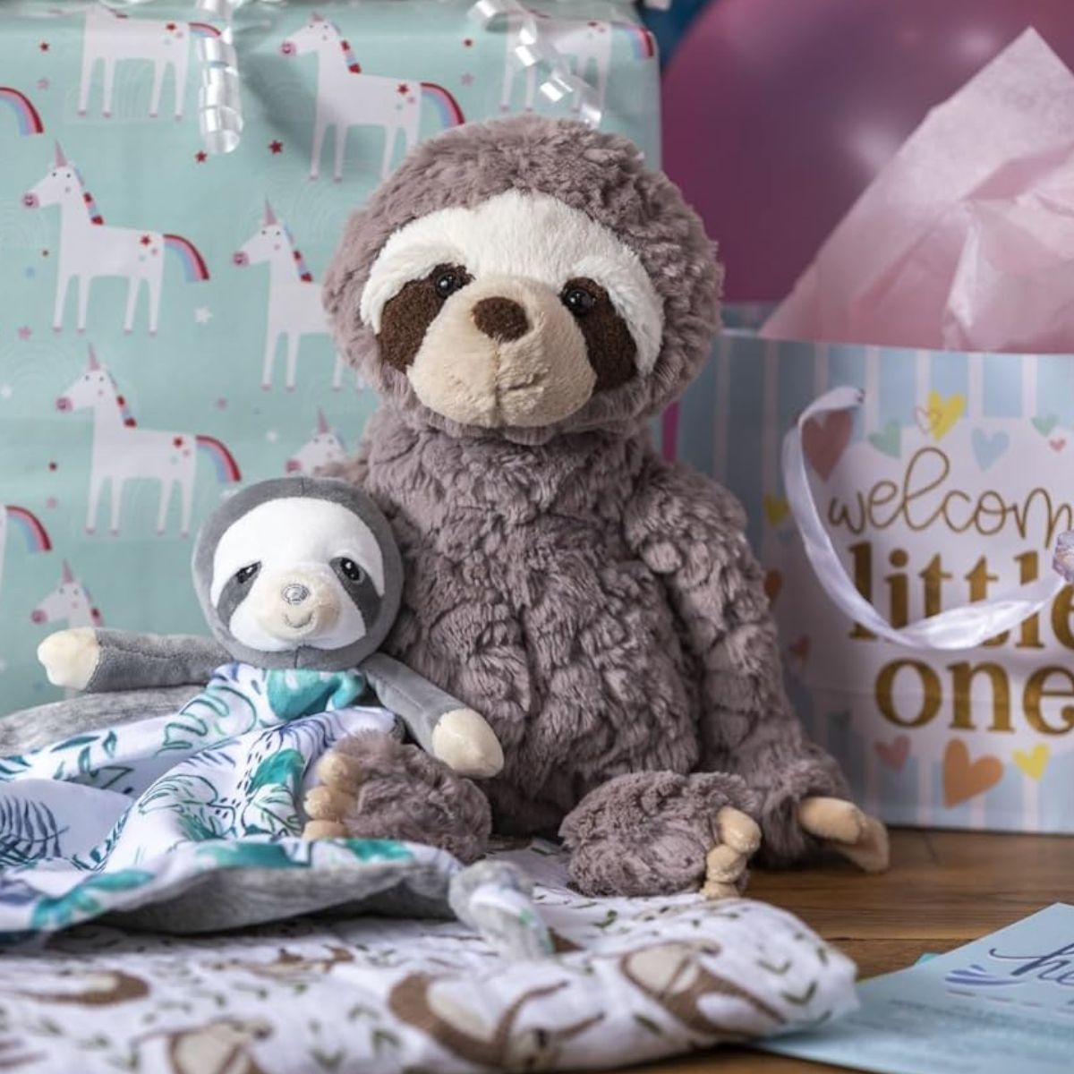 Mary Meyer Putty Collection 13" Inch Stuffed Animal Toy, Grey Sloth