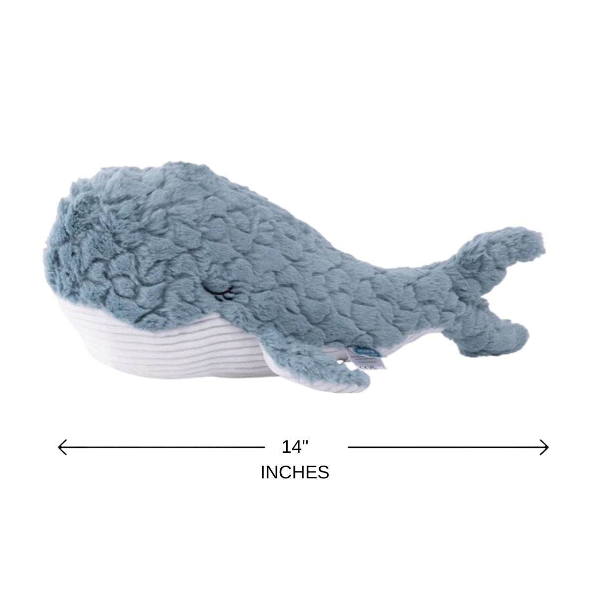Mary Meyer Putty Collection 14" Inch Stuffed Animal Toy, Whale