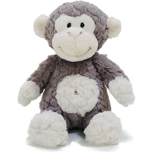 Mary Meyer Putty Collection 12" Inch Stuffed Animal Toy, Grey Monkey