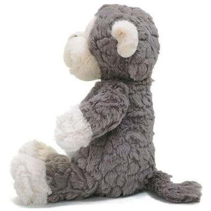 Mary Meyer Putty Collection 12" Inch Stuffed Animal Toy, Grey Monkey