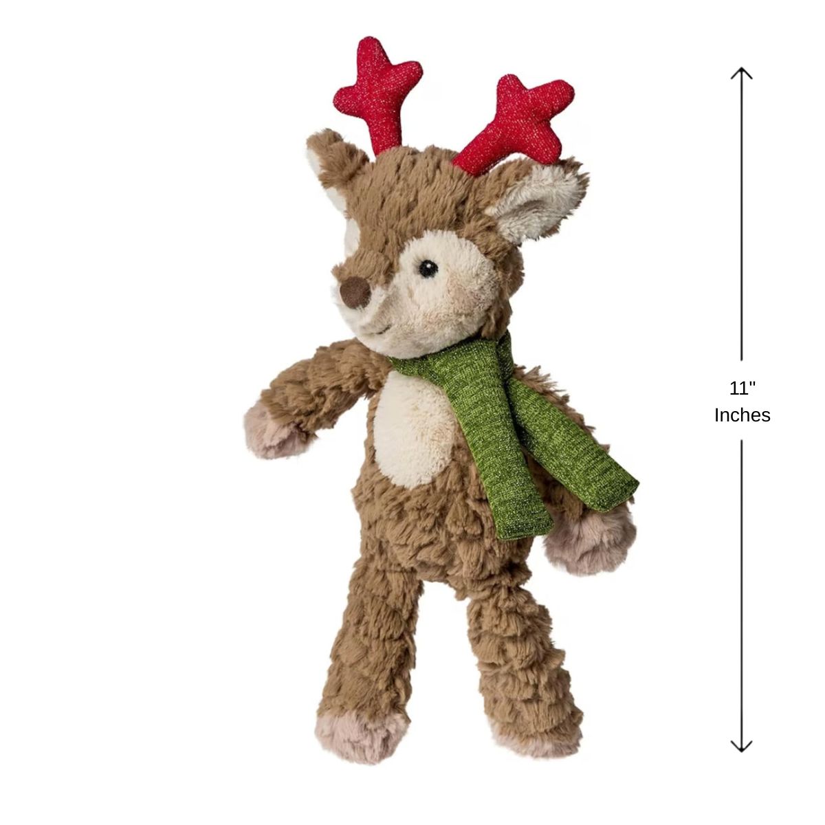 Mary Meyer Putty Collection 11" Inch Stuffed Animal Toy, Snickerdoodle Reindeer