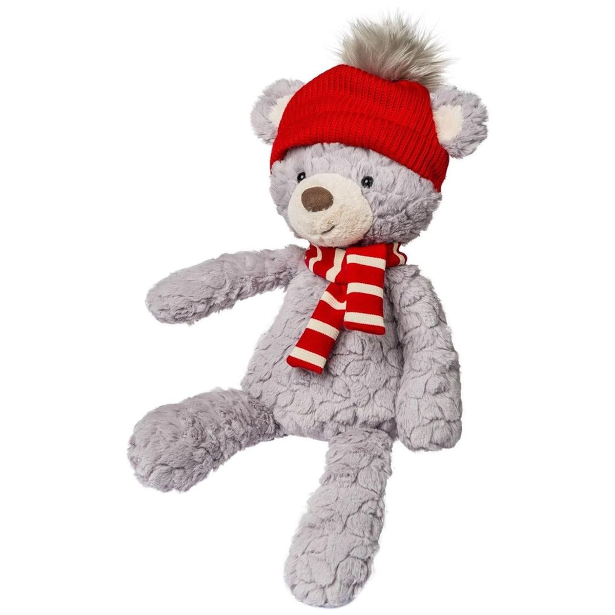 Mary Meyer Putty Collection 20" Inch Stuffed Animal Toy, Bundle Up Teddy Bear