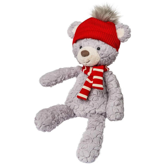Mary Meyer Putty Collection 20" Inch Stuffed Animal Toy, Bundle Up Teddy Bear
