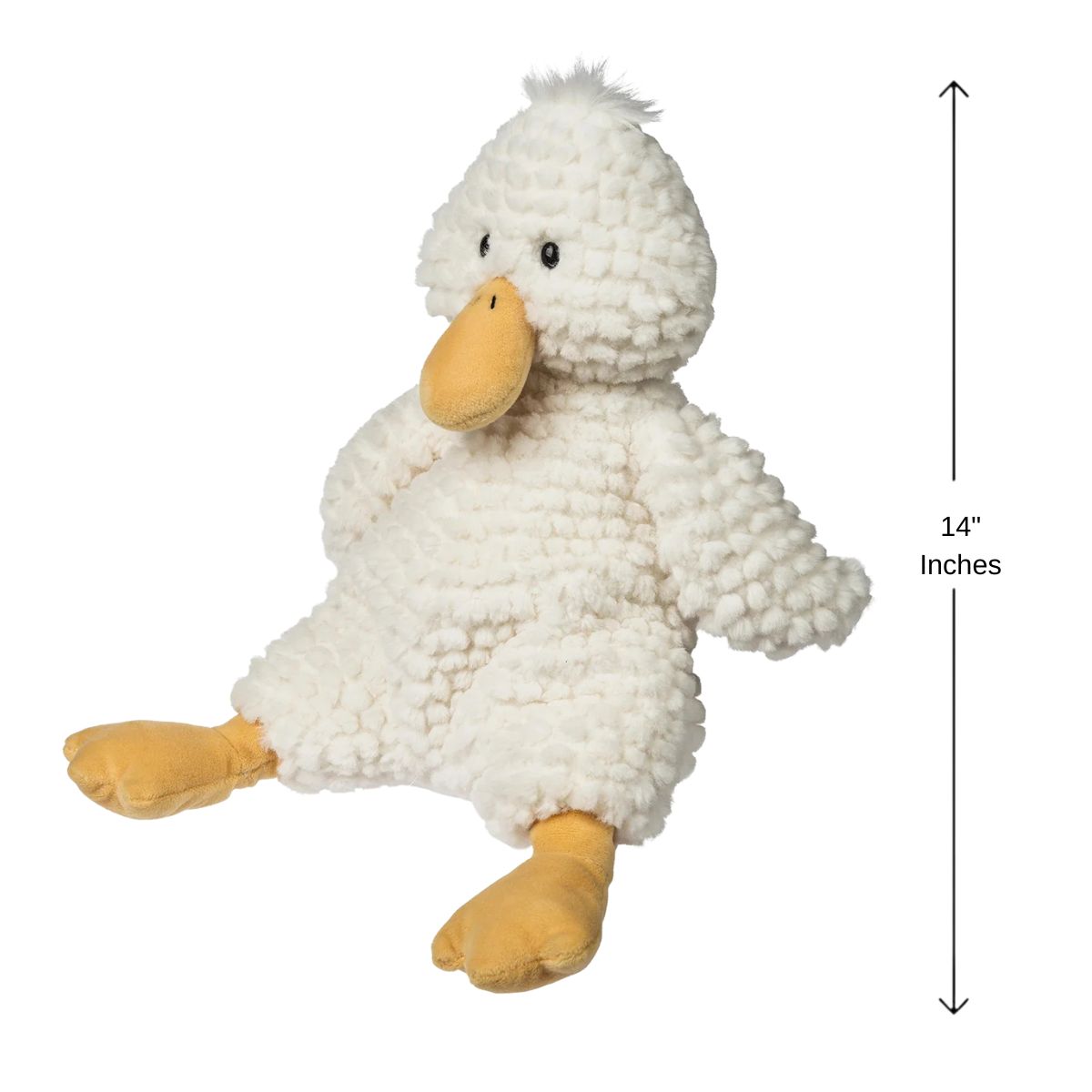 Mary Meyer Snuggables Collection 14" Inch Stuffed Animal Toy, Duck