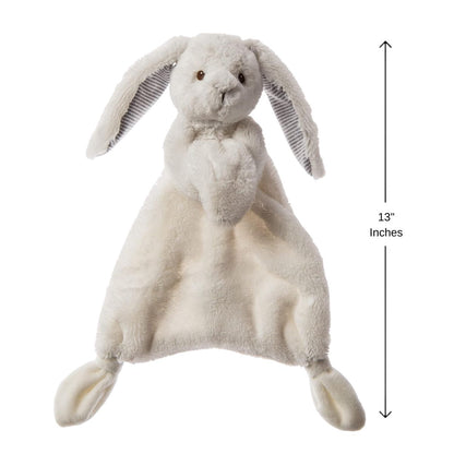 Mary Meyer Lovey 13" Inch Silky White Bunny Security Blanket Plush Toy