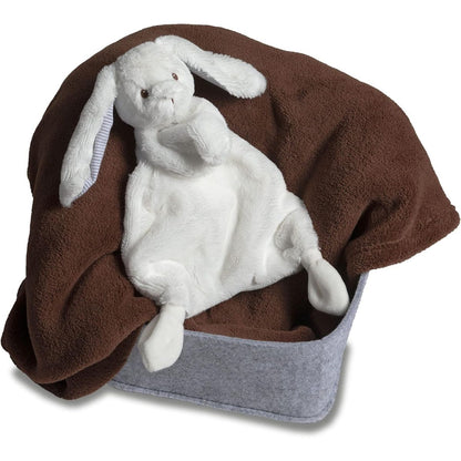 Mary Meyer Lovey 13" Inch Silky White Bunny Security Blanket Plush Toy