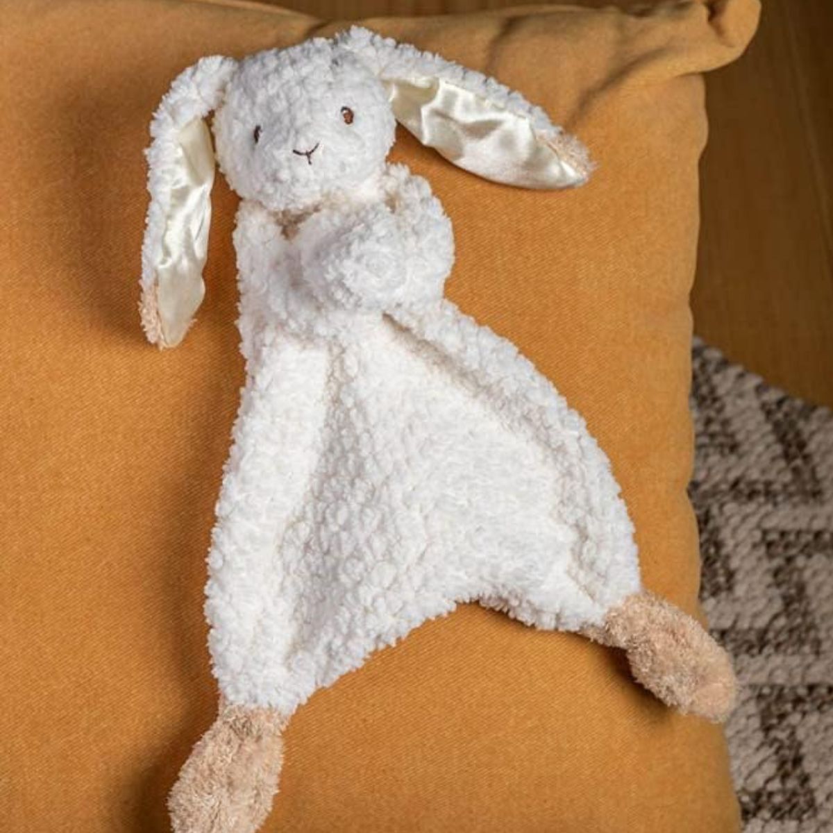 Mary Meyer Lovey 13" Inch Oatmeal Bunny Security Blanket Plush Toy