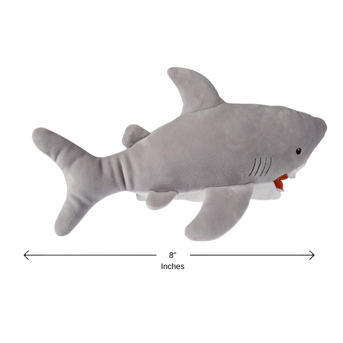 Mary Meyer Smootheez Collection 8" Inch Stuffed Animal Toy, Shark