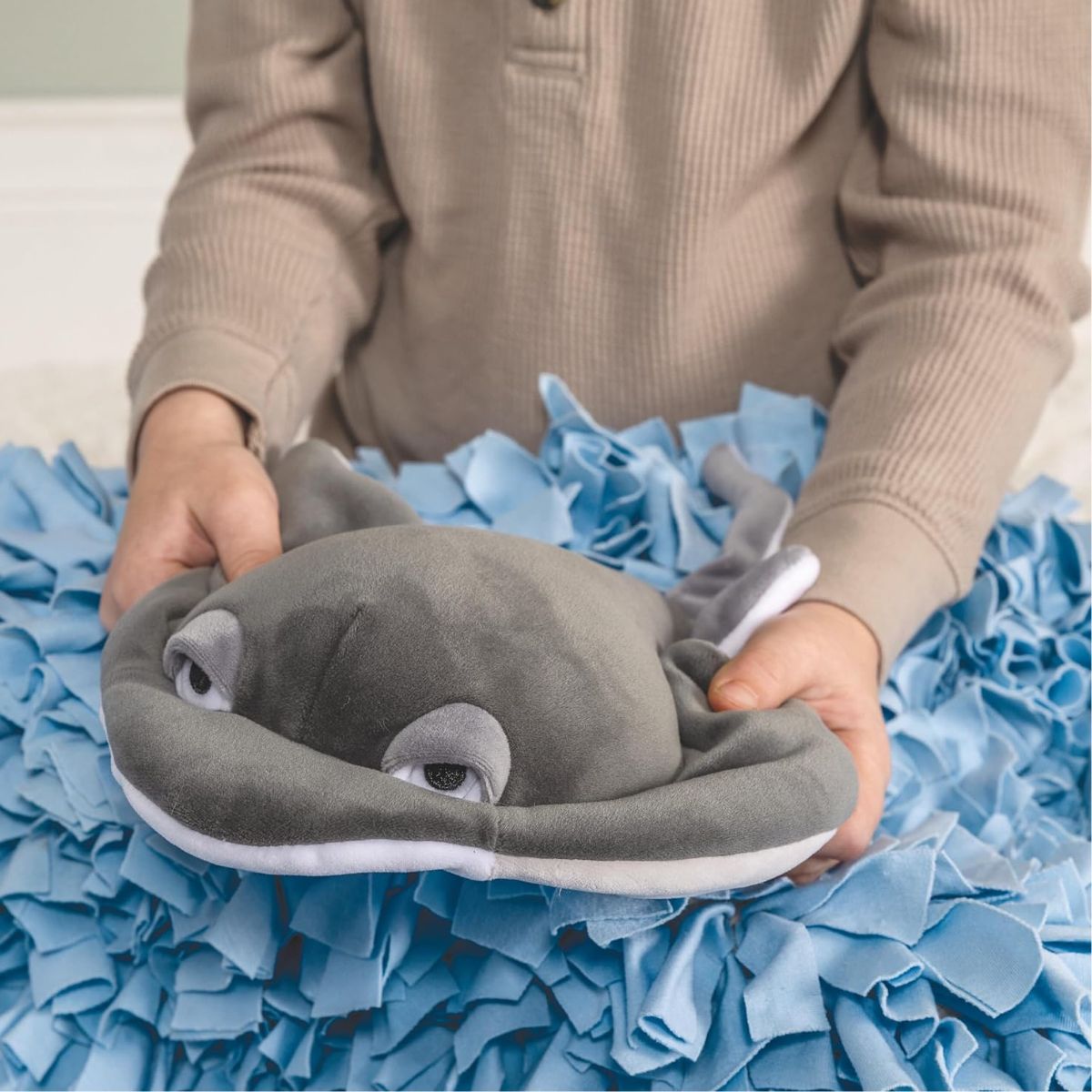 Mary Meyer Smootheez Collection 8" Inch Stuffed Animal Toy, Stingray