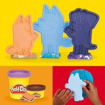 Play-Doh Bluey Goes Camping Playset with Campfire Themed Tools