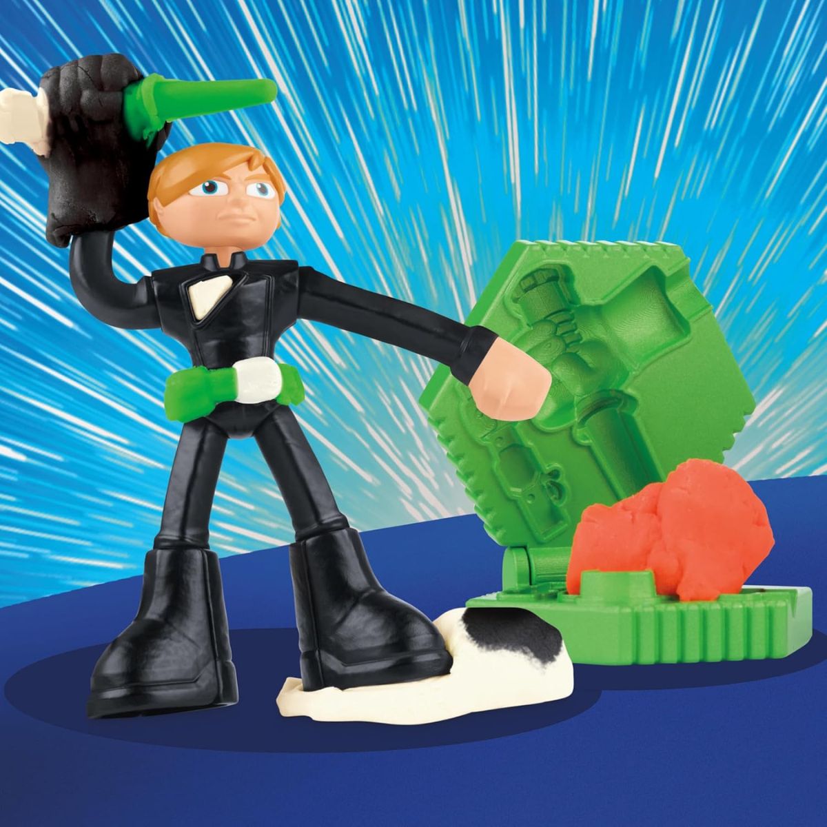 Play-Doh Star Wars Squish & Slice, Darth Vader, Luke Skywalker 4" Inch Action Figures with R2-D2, Stormtrooper & Lightsaber Molds