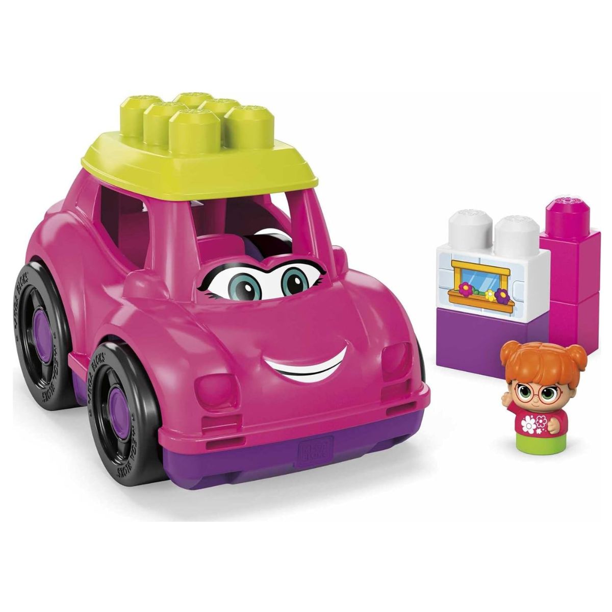 Mega Bloks Little Builders 6 Piece Building Set, Catie Convertible with Figure