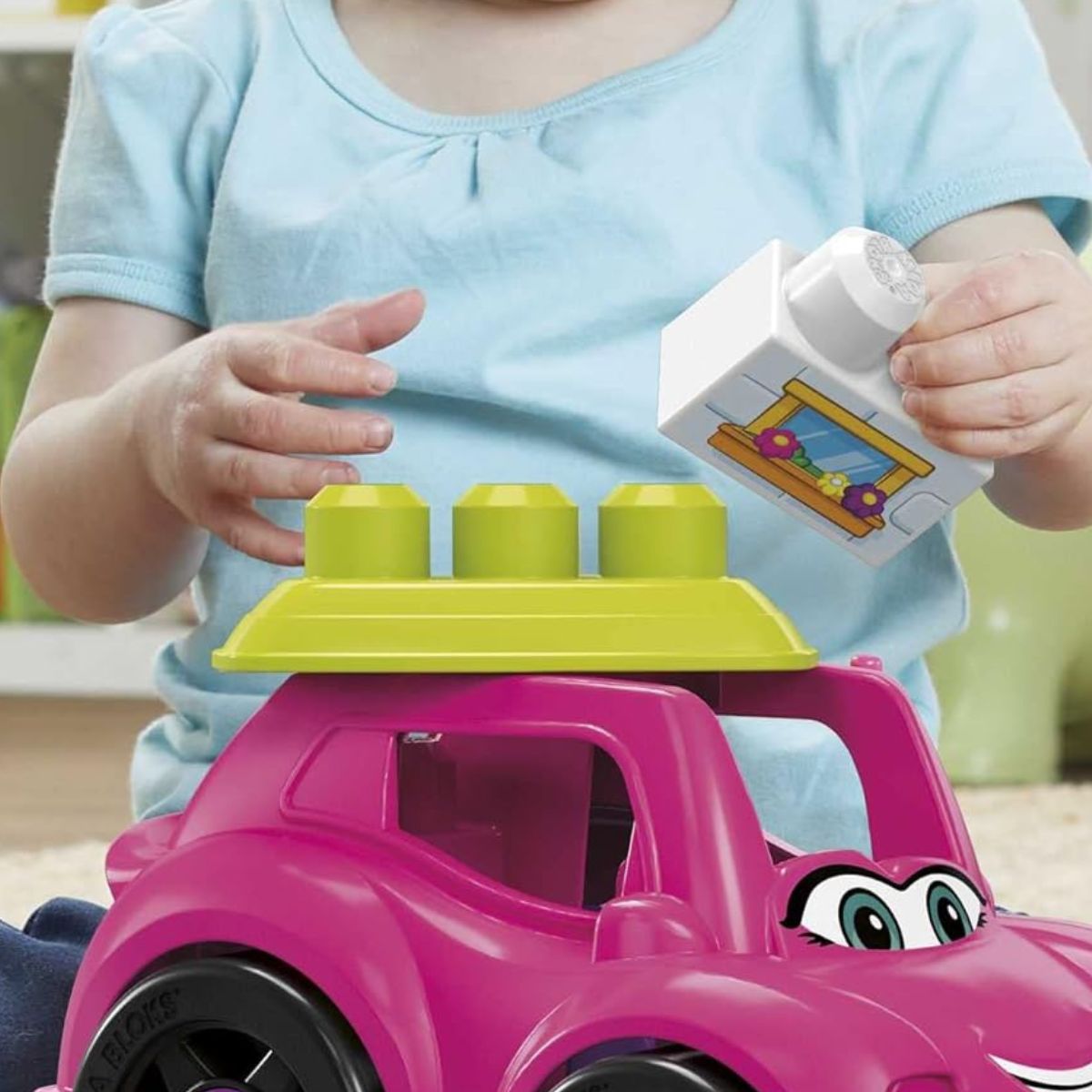 Mega Bloks Little Builders 6 Piece Building Set, Catie Convertible with Figure