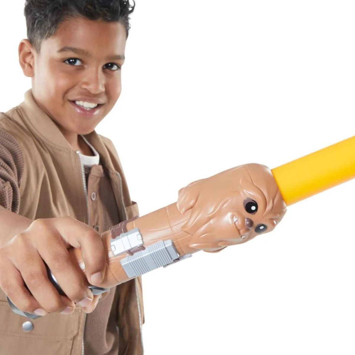 Star Wars Lightsaber Squad Chewbacca Extendable Orange Lightsaber Role Play Toy