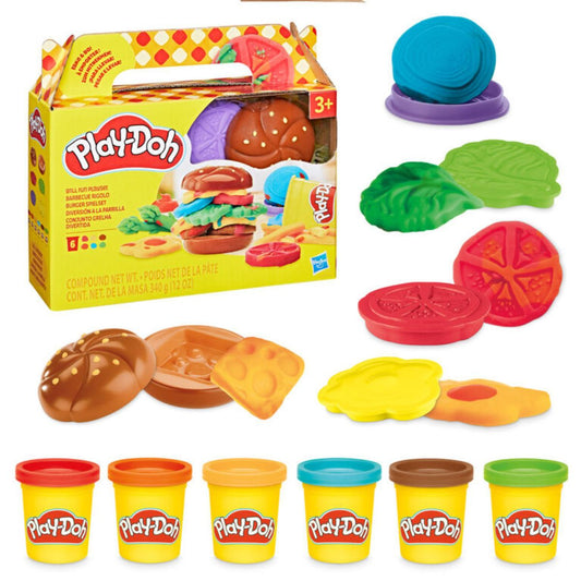 Play-Doh Grill Fun 12 Piece Barbeque Burger Playset