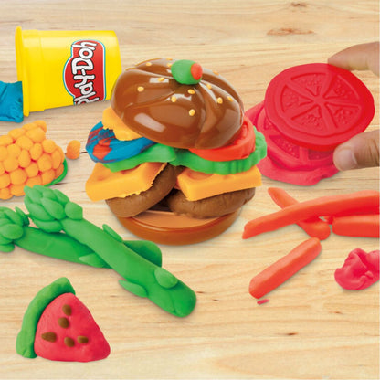 Play-Doh Grill Fun 12 Piece Barbeque Burger Playset